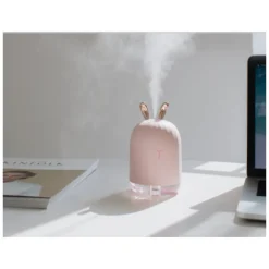 Luchtbevochtiger Mykelys Konijn - Roze