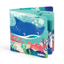 Ludi badboek met magische waterpagina's oceaanthema