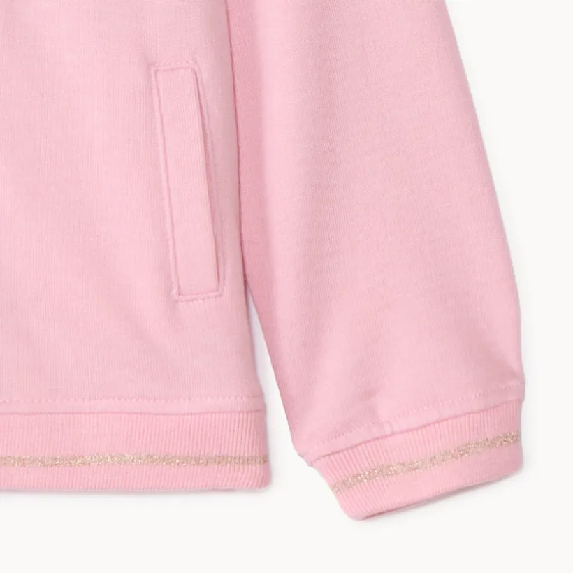 Ludiek fleece vest met capuchon voor meisje baby