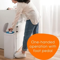 Luieremmer Diaper Genie Select + 1 navulling octogonaal - Salie Groen