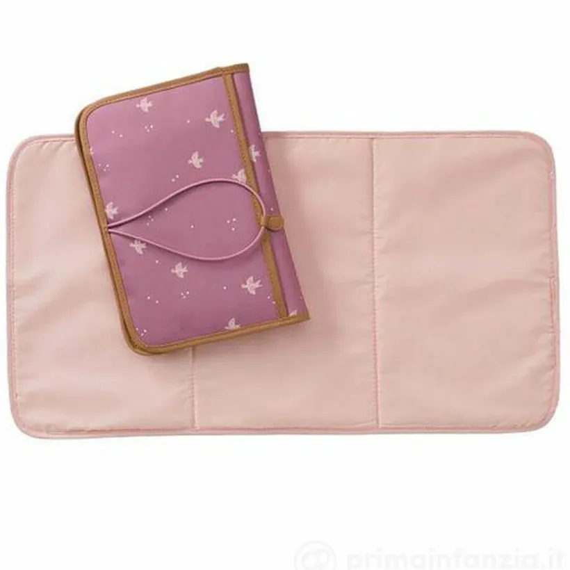 Luieretui + verschoningsmatje Zwaluw Roze