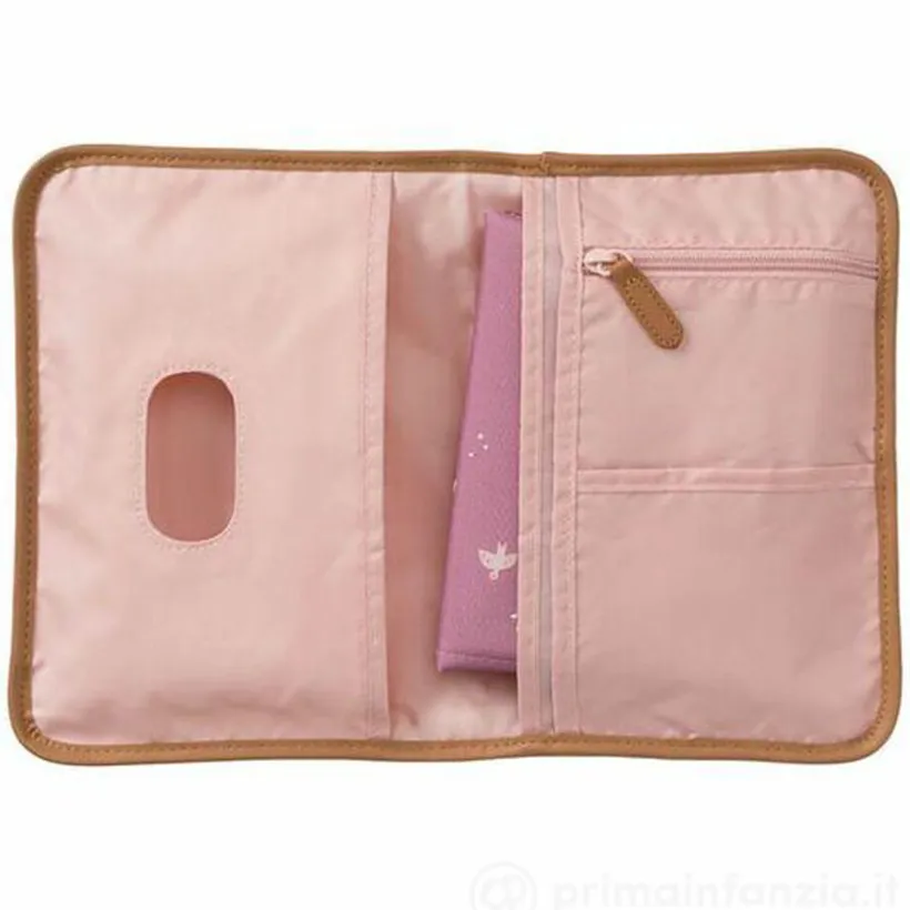 Luieretui + verschoningsmatje Zwaluw Roze