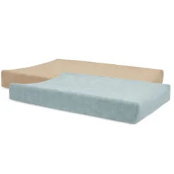Luierkussen Hoes badstof 2 eenheden 50x70cm Sea Green/Biscuit