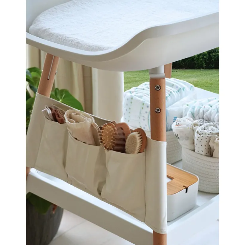Luierkussenhoes voor Balneo-luiertafel Wit