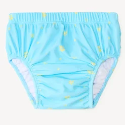 Luiers met schelpenprint en ruches meisjes.