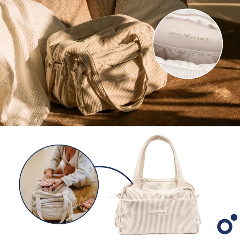 Luiertas Fluffy corduroy Beige