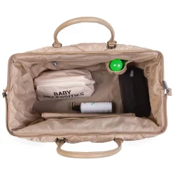 Luiertas Mommy Bag Gewatteerd Beige