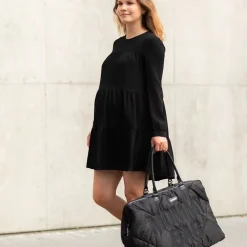 Luiertas Mommy Bag Gewatteerd Zwart