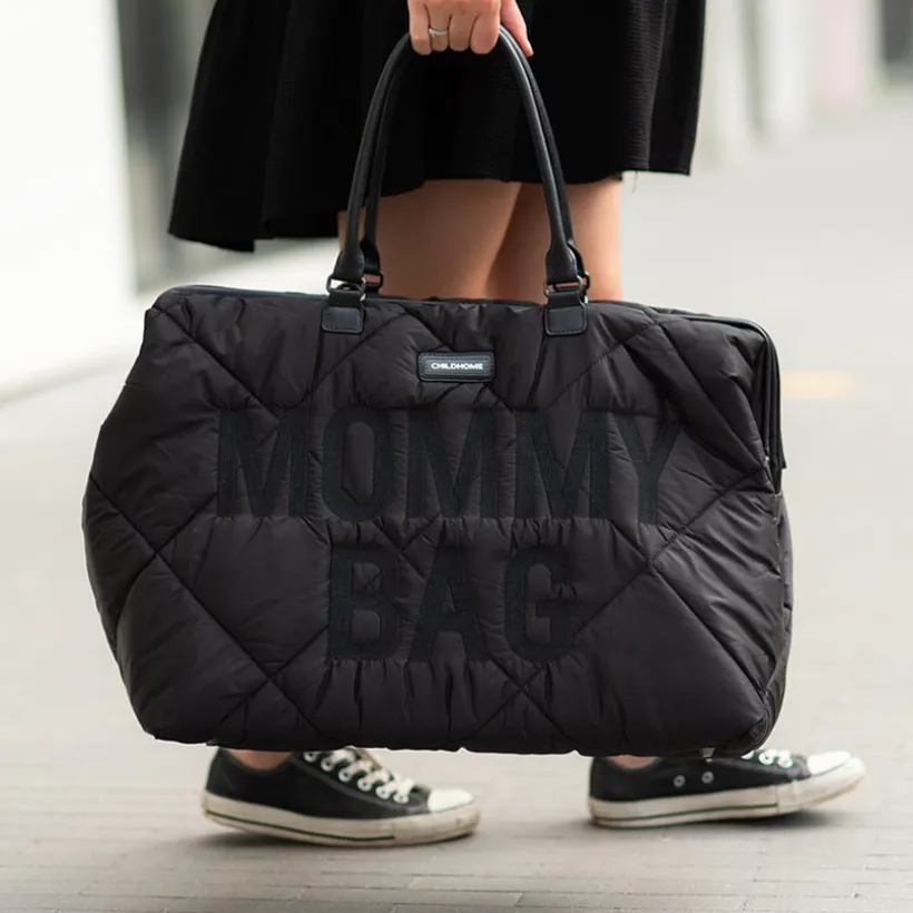 Luiertas Mommy Bag Gewatteerd Zwart