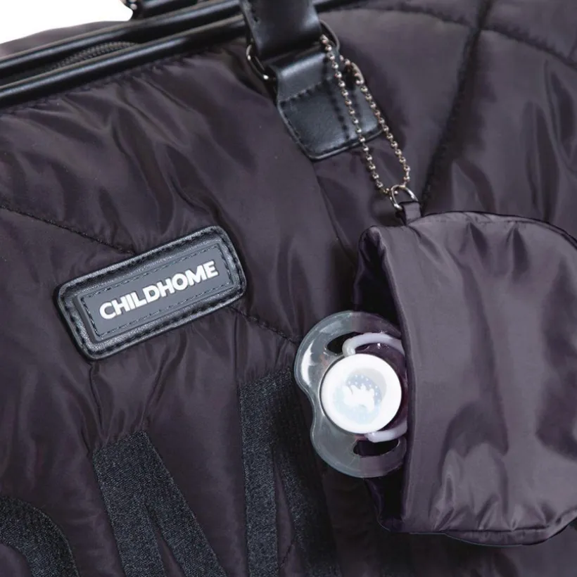 Luiertas Mommy Bag Gewatteerd Zwart