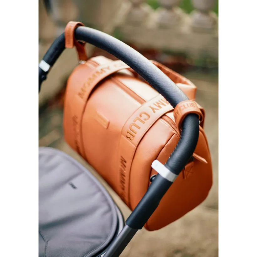 Luiertas Mommy Club Signature Vegan Leder Bruin