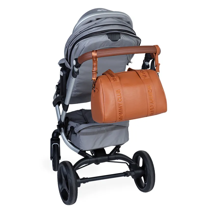 Luiertas Mommy Club Signature Vegan Leder Bruin