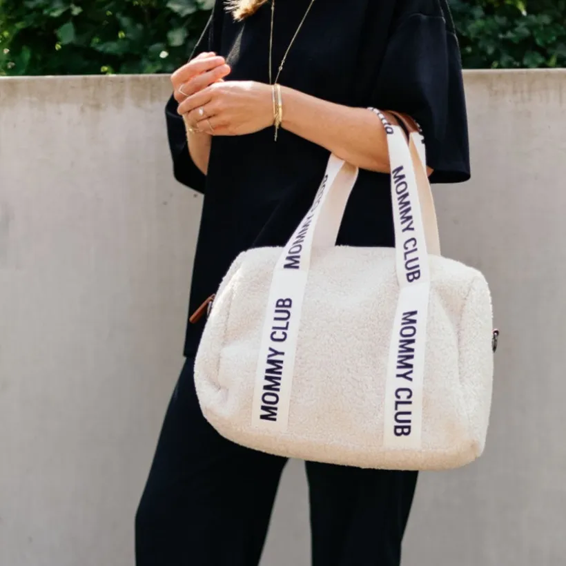 Luiertas Mommy Club Signature Teddy Off-White