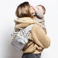 Luiertas multifunctioneel CaravanBag + Hip Seat Warm Silver