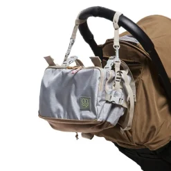 Luiertas multifunctioneel CaravanBag + Hip Seat Warm Silver