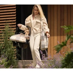 Luiertas shopper Check Boucle