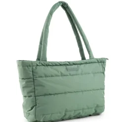 Luiertas shopper gewatteerd Groen