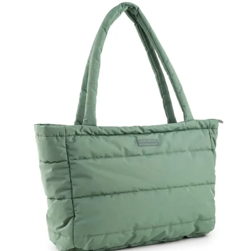 Luiertas shopper gewatteerd Groen