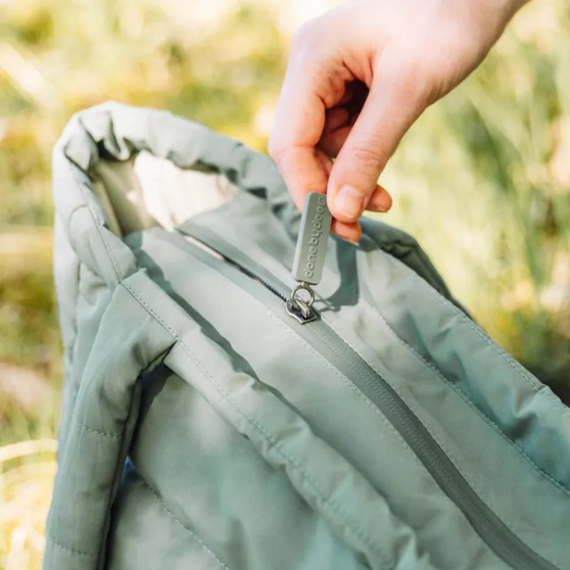 Luiertas shopper gewatteerd Groen
