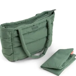 Luiertas shopper gewatteerd Groen