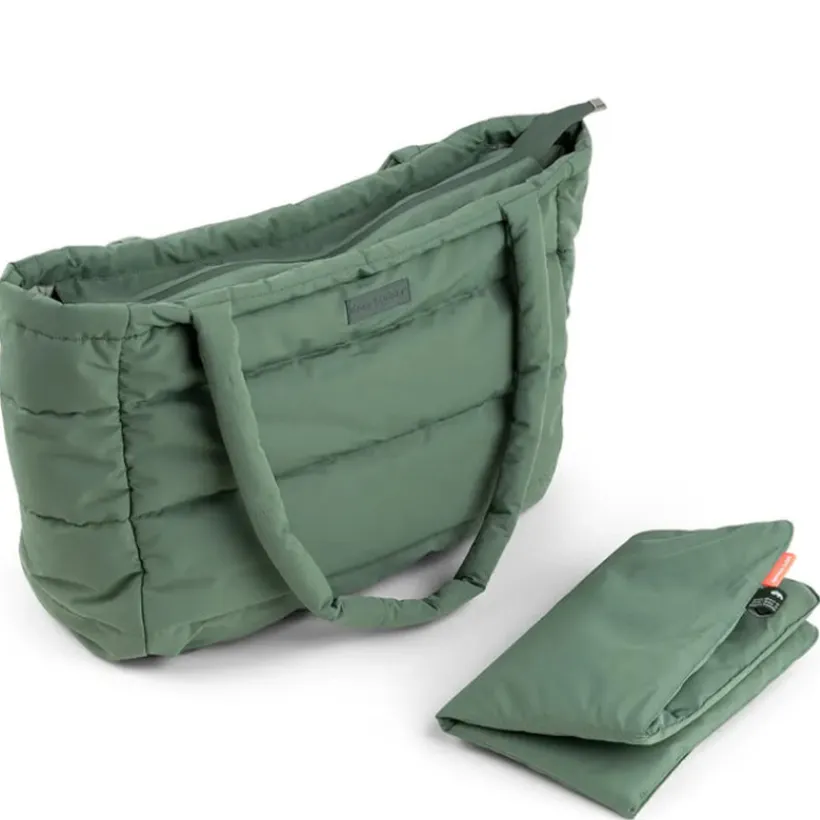 Luiertas shopper gewatteerd Groen