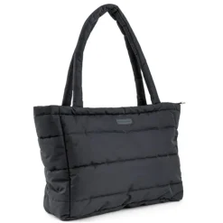 Luiertas shopper gewatteerd Zwart