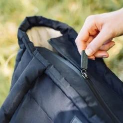 Luiertas shopper gewatteerd Zwart