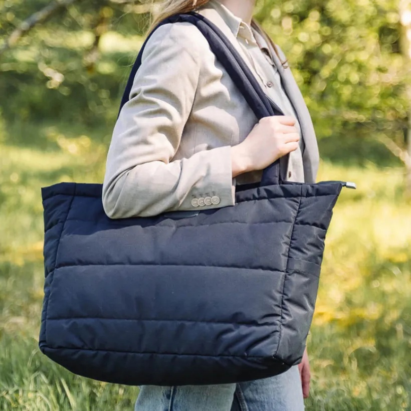 Luiertas shopper gewatteerd Zwart
