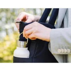 Luiertas shopper gewatteerd Zwart
