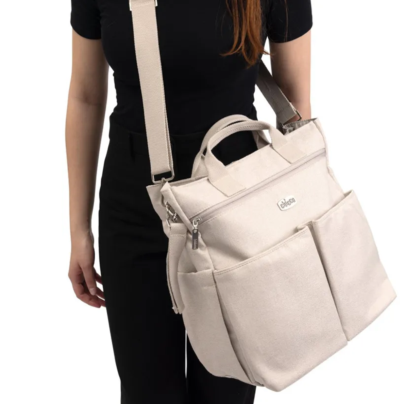 Luierzak + verschoonmatje Black Satin