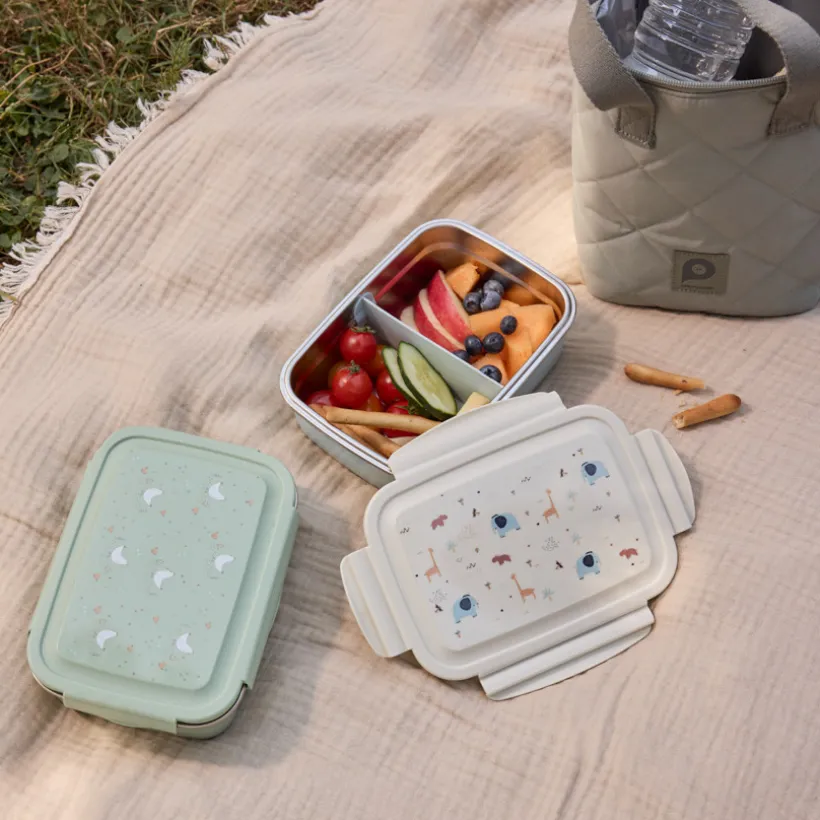 Lunchbox in metaal 850 ml Savanne