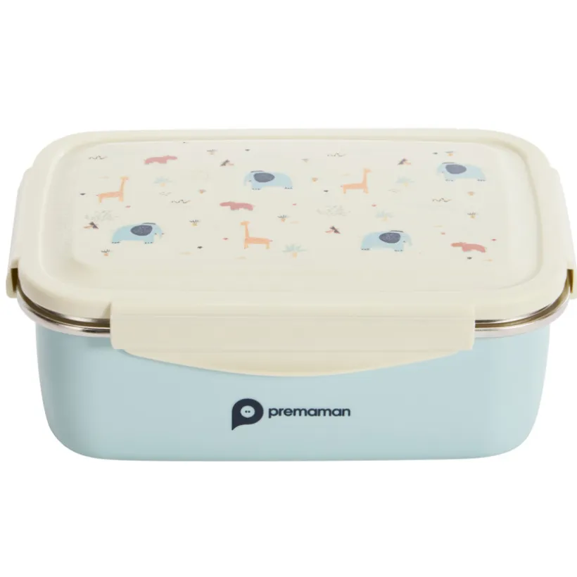 Lunchbox in metaal 850 ml Savanne