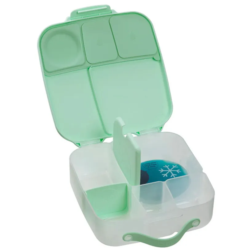Lunchbox 2L meerdere compartimenten Spearmint