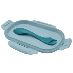Lunchbox met bestek Frozen Blauw