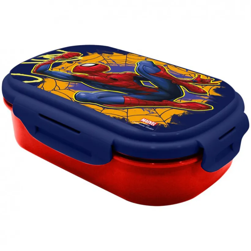 Lunchbox met bestek Spider-Man