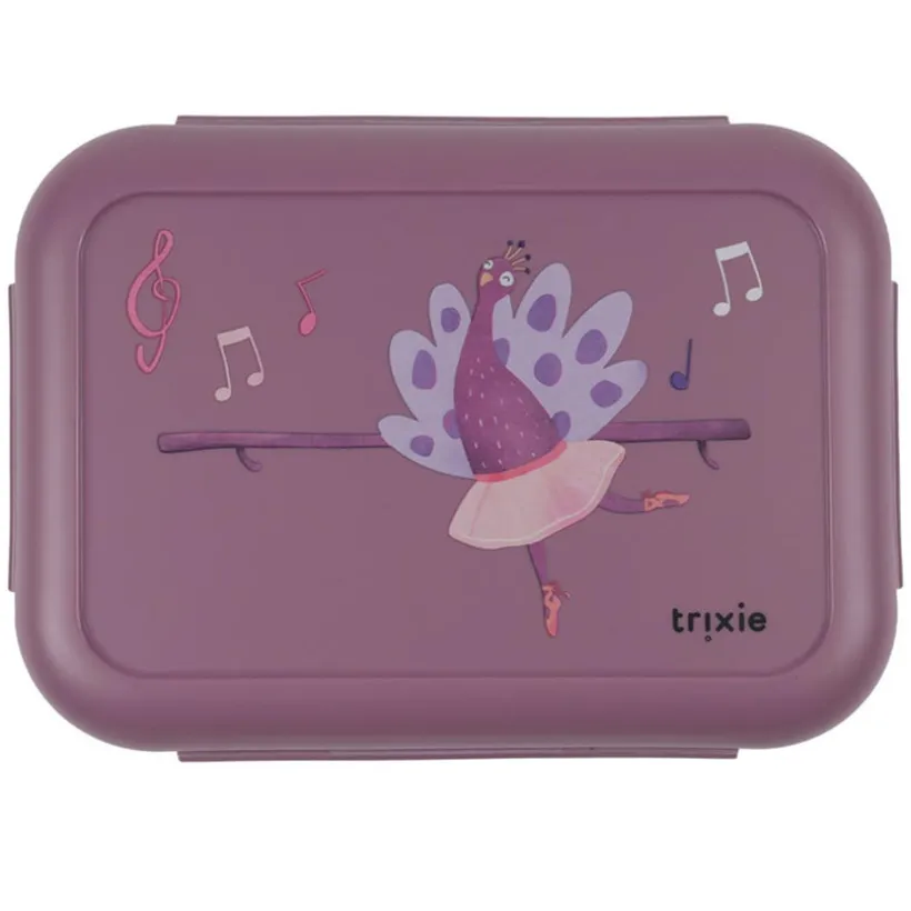 Lunchbox met clips Mrs. Peacock