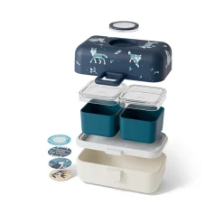 Lunchbox 800ml Tresor blauw