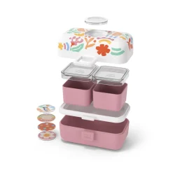 Lunchbox 800 ml Tresor roos