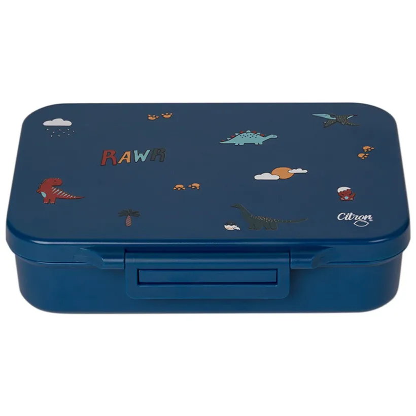 Lunchbox Tritan 4 vakken 700 ml Blue Dino