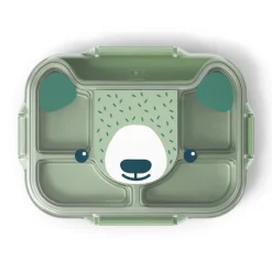 maaltijdbox met compartimenten MB Wonder Green Bear