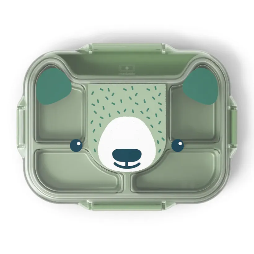 maaltijdbox met compartimenten MB Wonder Green Bear