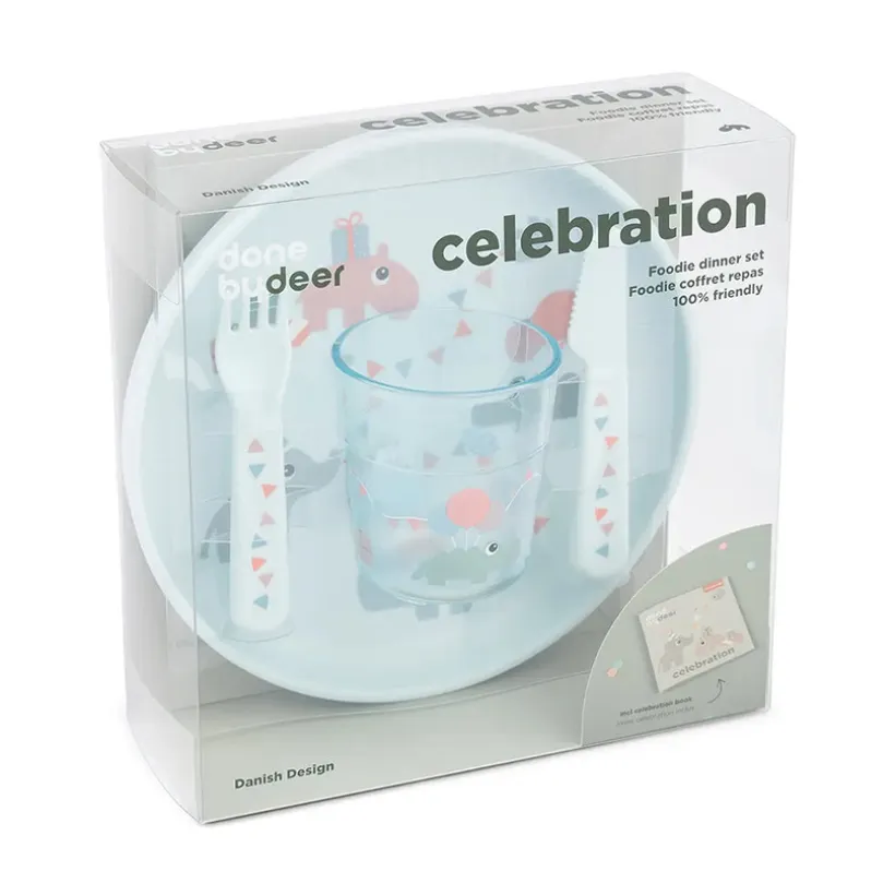 Maaltijdset Celebration Blauw