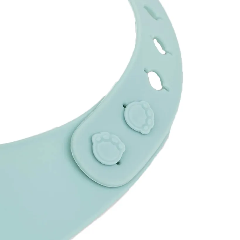 Maaltijdset Deer Friends met slabbetje, kom en siliconen lepel – blauw