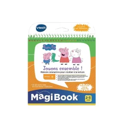 Magibook Peppa Pig interactief boek met stickers en audio-inhoud vanaf 2 jaar