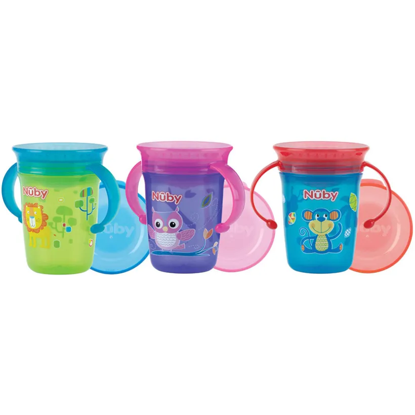 magische 360° beker met handvaten 240 ml vanaf 6 maanden