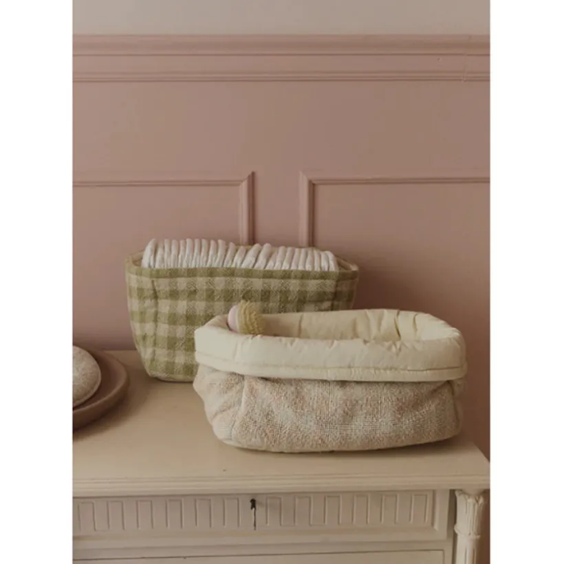 Mand gewatteerd 30x20x20cm Roze