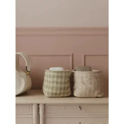 Mand gewatteerd 30x20x20cm Roze