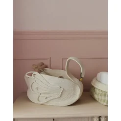 Mand 55x25x29cm Swan