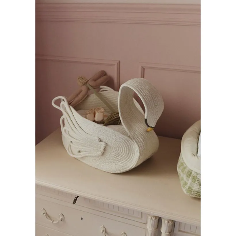 Mand 55x25x29cm Swan