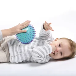 massagespeelbal met nopjes, effen, willekeurige kleur